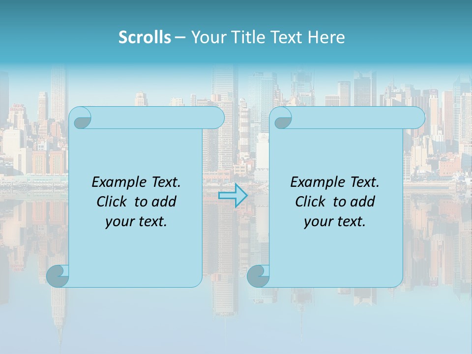 City Highrise Downtown PowerPoint Template