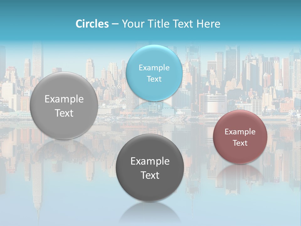 City Highrise Downtown PowerPoint Template