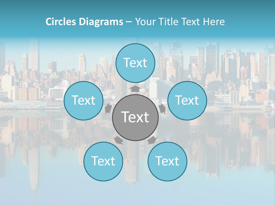 City Highrise Downtown PowerPoint Template