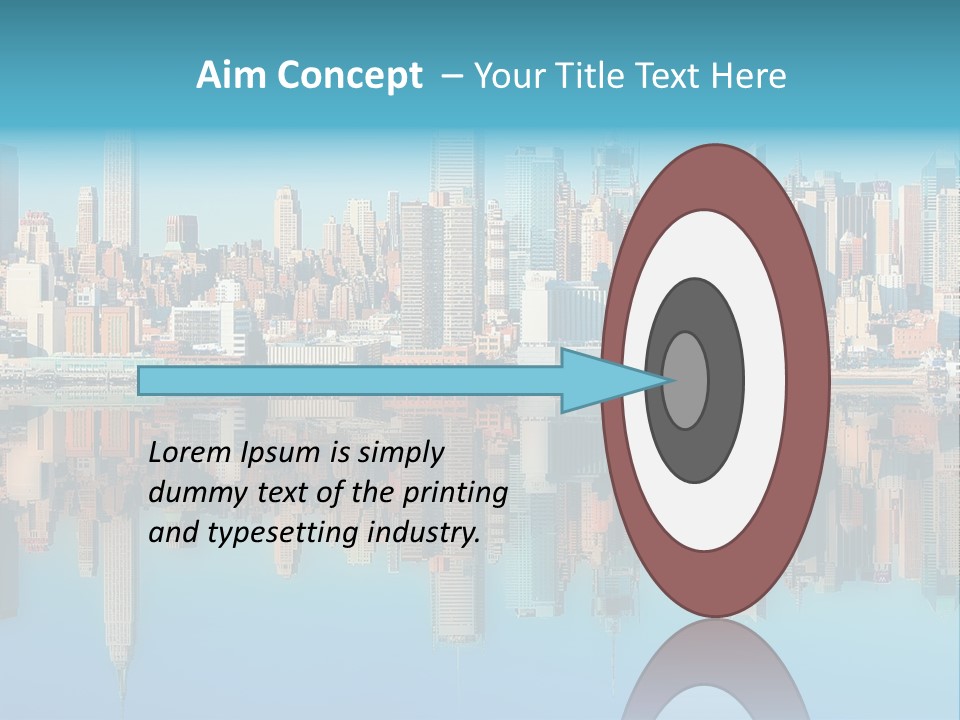 City Highrise Downtown PowerPoint Template