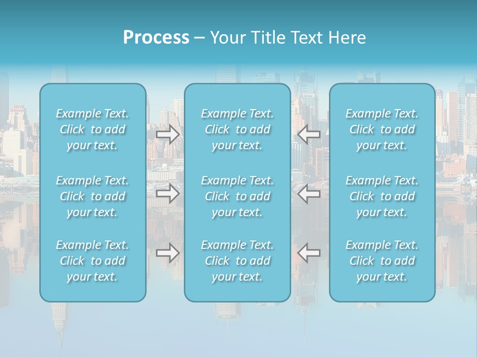 City Highrise Downtown PowerPoint Template