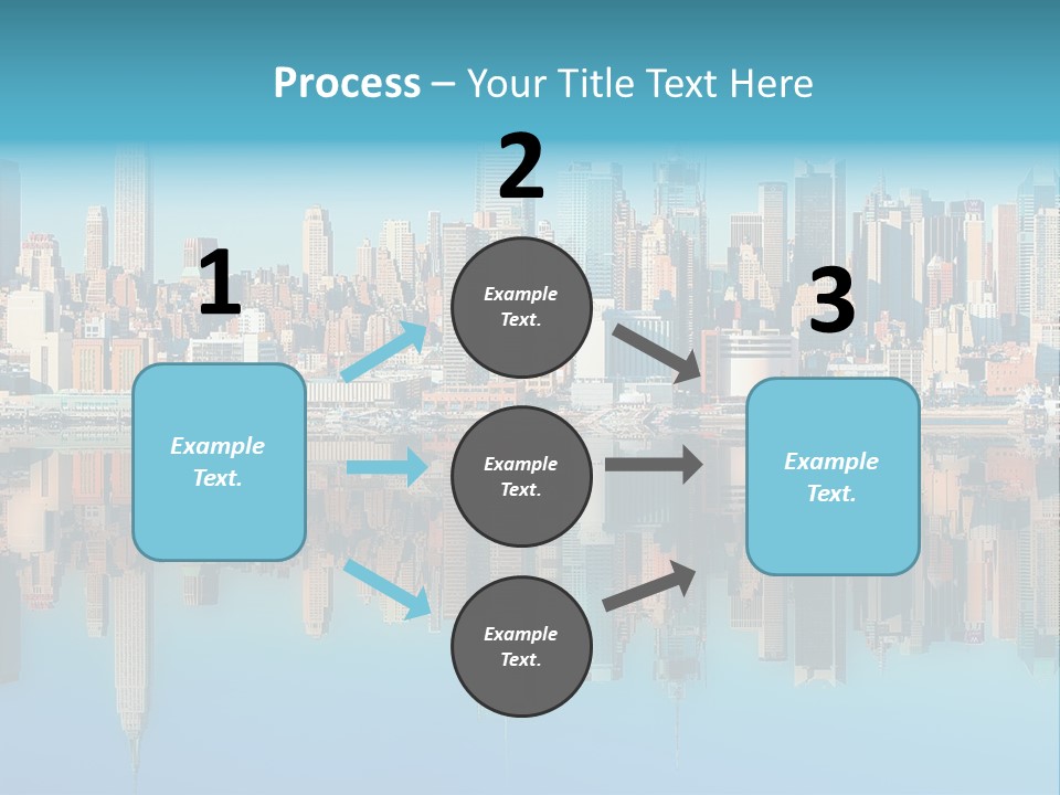 City Highrise Downtown PowerPoint Template