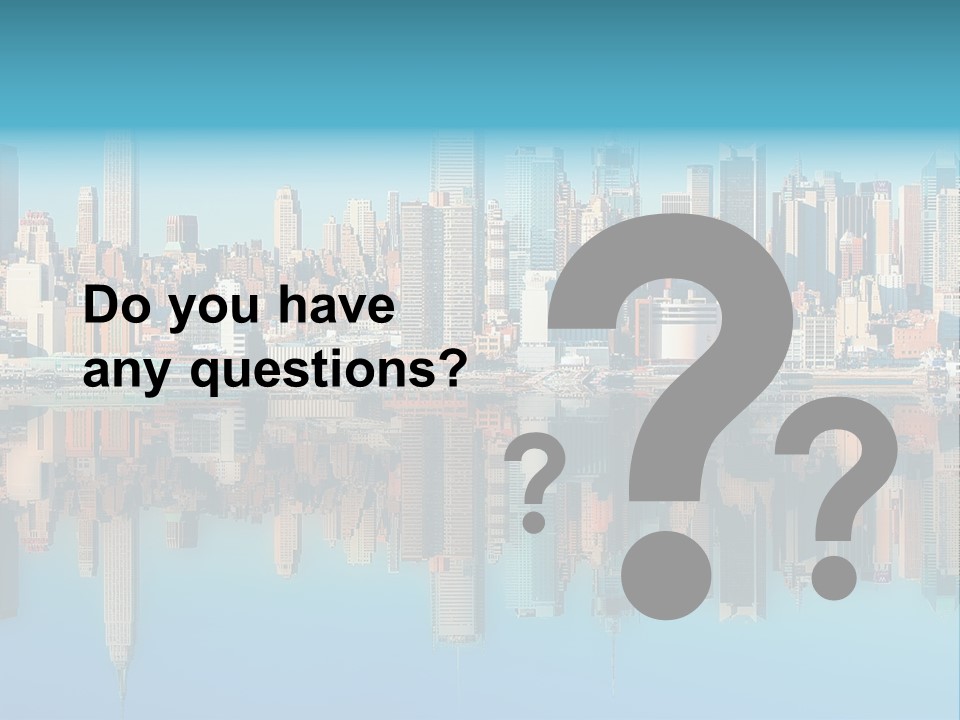 City Highrise Downtown PowerPoint Template