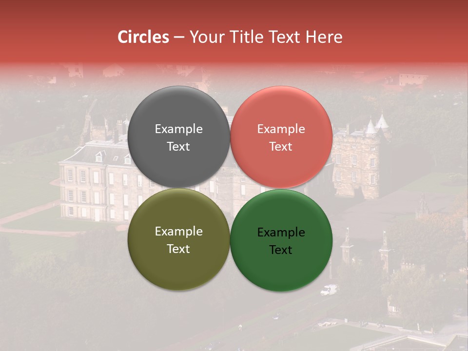 Residence Holyroodhouse Majesty PowerPoint Template