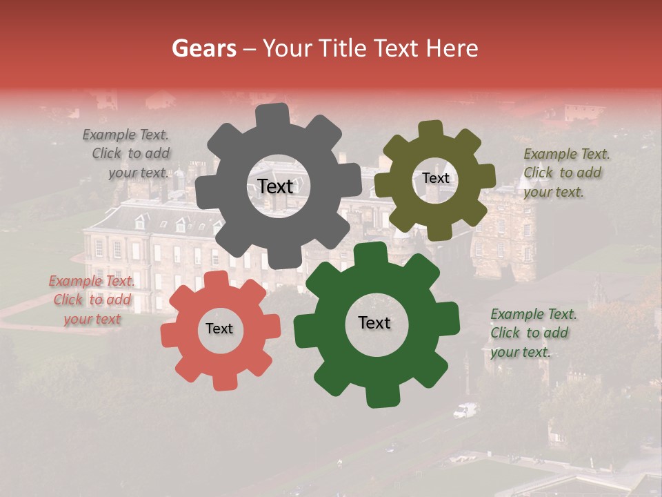 Residence Holyroodhouse Majesty PowerPoint Template