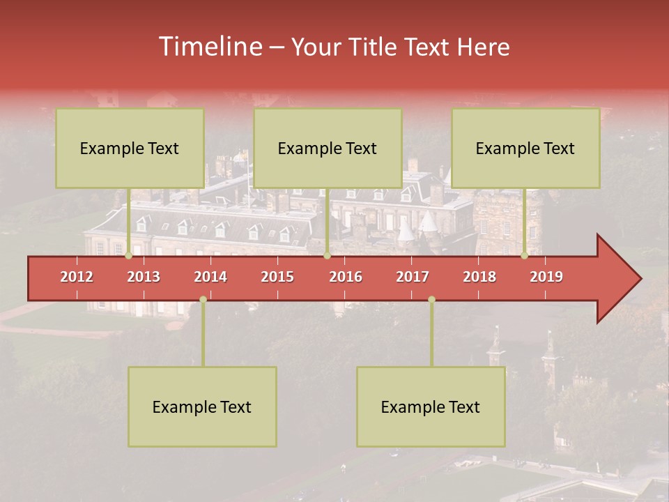 Residence Holyroodhouse Majesty PowerPoint Template