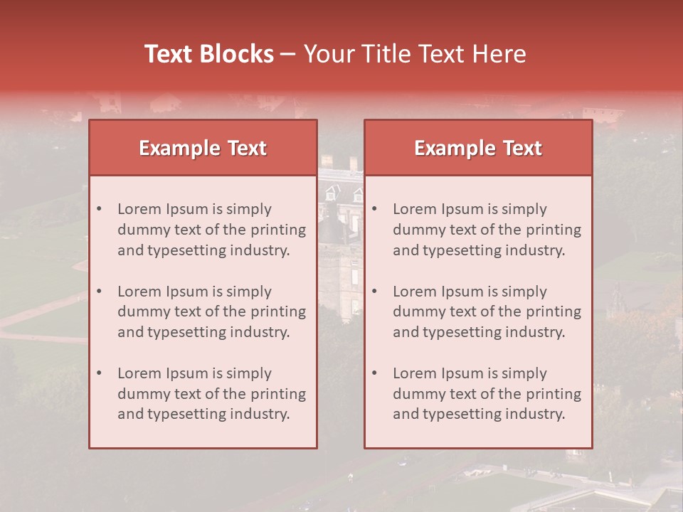 Residence Holyroodhouse Majesty PowerPoint Template
