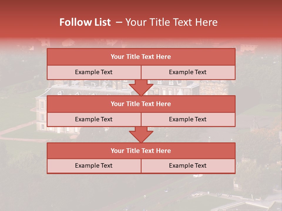 Residence Holyroodhouse Majesty PowerPoint Template