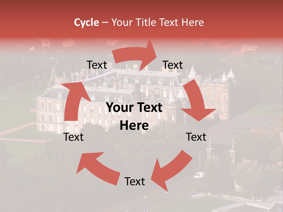 Residence Holyroodhouse Majesty PowerPoint Template
