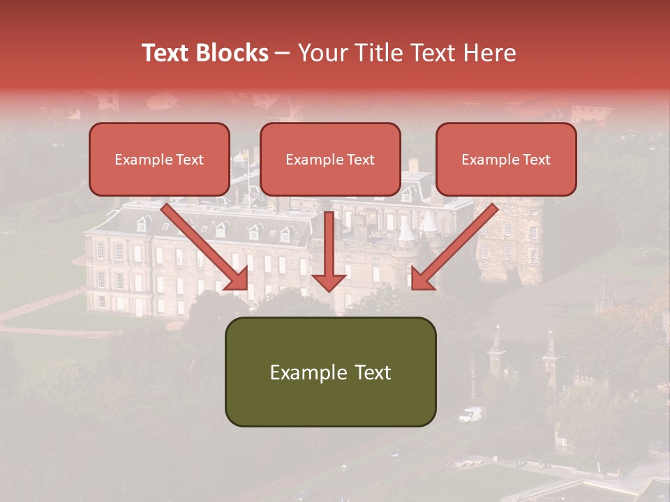 Residence Holyroodhouse Majesty PowerPoint Template