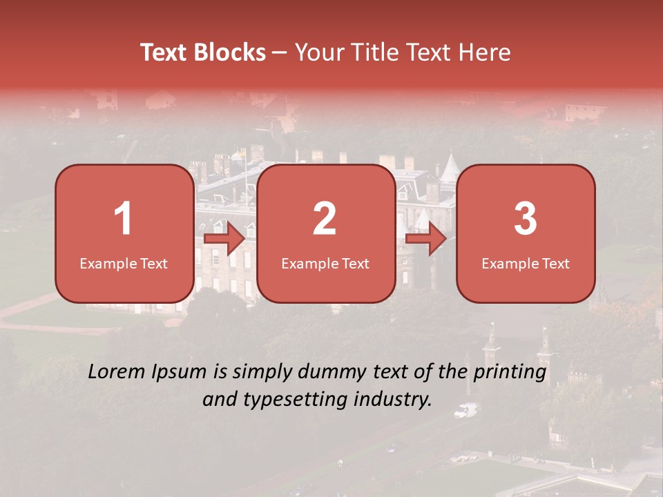 Residence Holyroodhouse Majesty PowerPoint Template