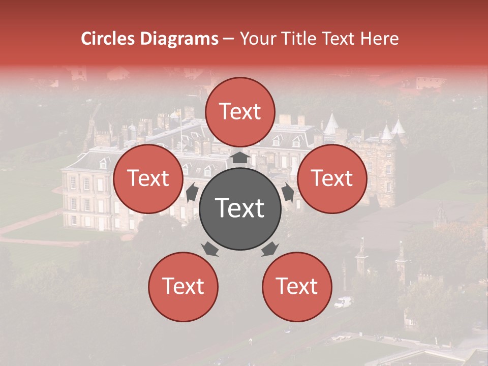 Residence Holyroodhouse Majesty PowerPoint Template