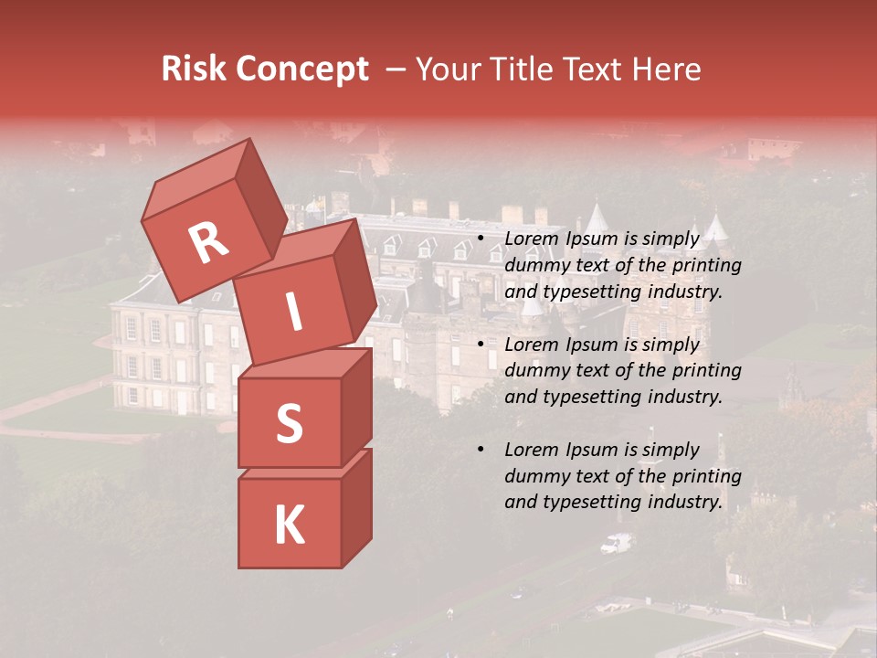 Residence Holyroodhouse Majesty PowerPoint Template