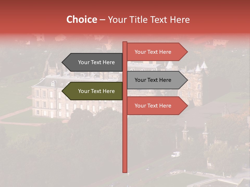 Residence Holyroodhouse Majesty PowerPoint Template