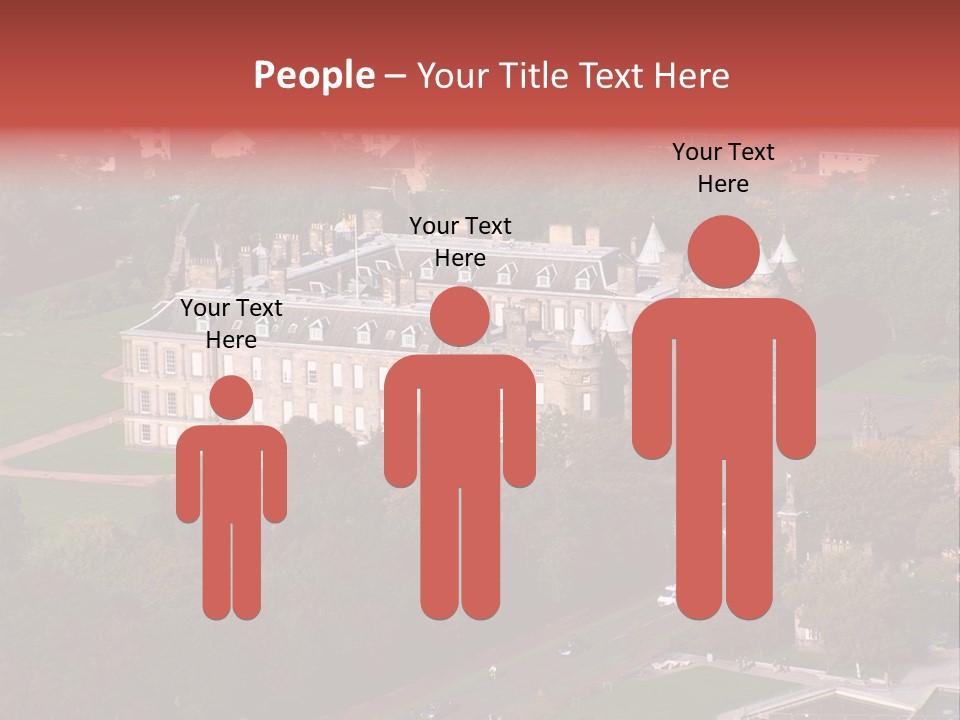 Residence Holyroodhouse Majesty PowerPoint Template