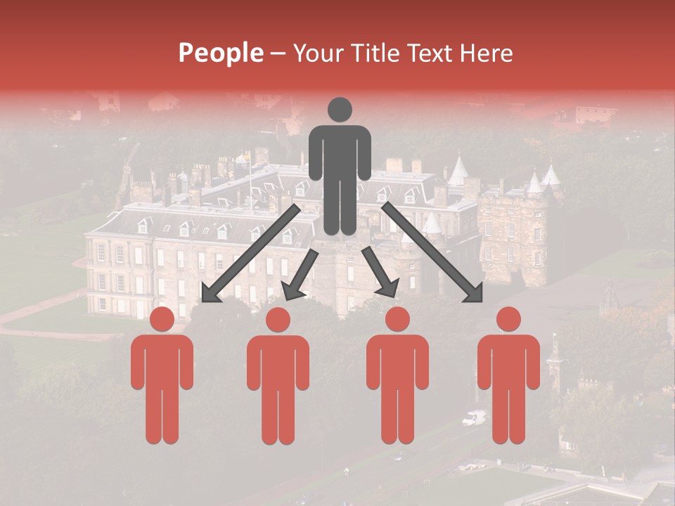 Residence Holyroodhouse Majesty PowerPoint Template
