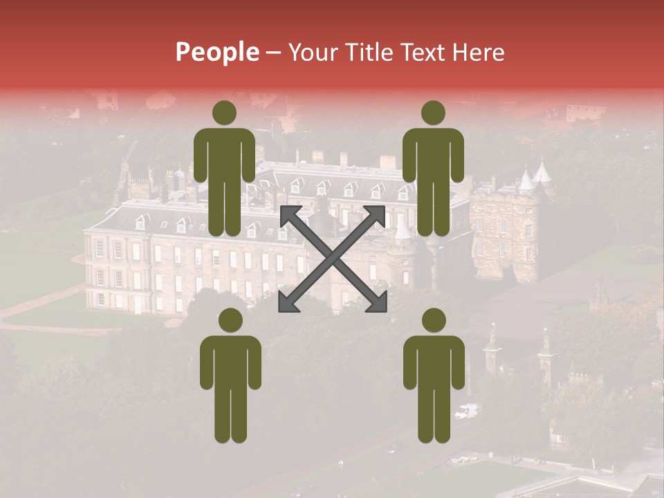 Residence Holyroodhouse Majesty PowerPoint Template