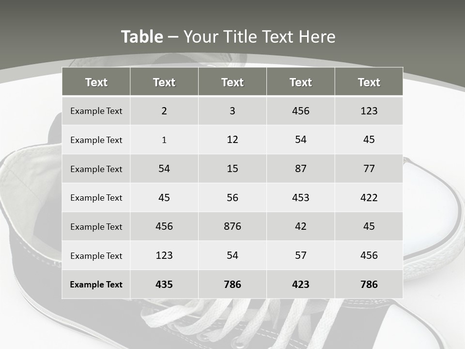 Skate Lace Dirt PowerPoint Template