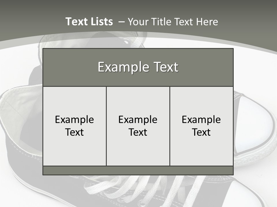 Skate Lace Dirt PowerPoint Template