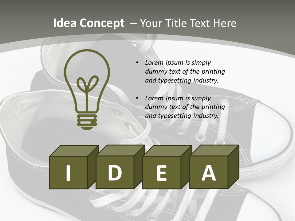 Skate Lace Dirt PowerPoint Template