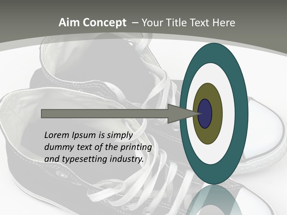 Skate Lace Dirt PowerPoint Template