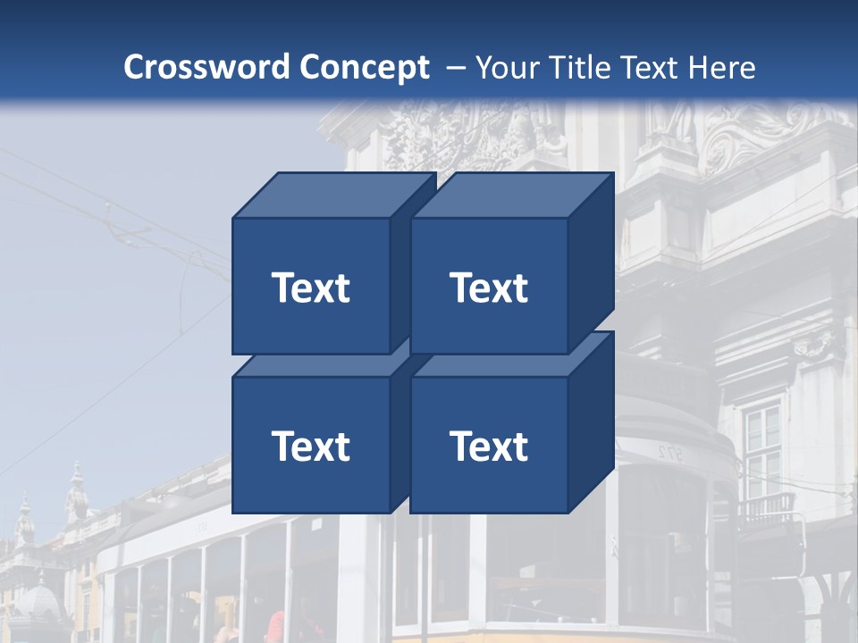 Downtown Monument Plaza PowerPoint Template