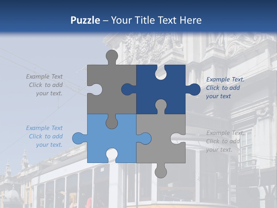 Downtown Monument Plaza PowerPoint Template
