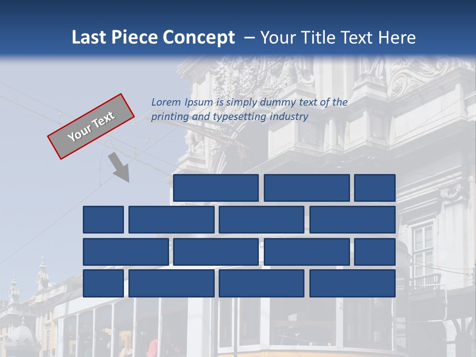 Downtown Monument Plaza PowerPoint Template