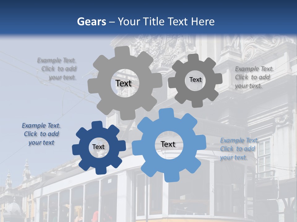 Downtown Monument Plaza PowerPoint Template