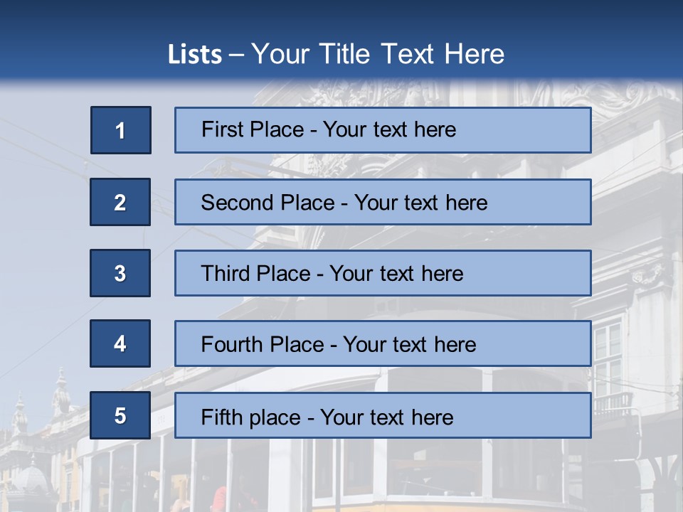 Downtown Monument Plaza PowerPoint Template