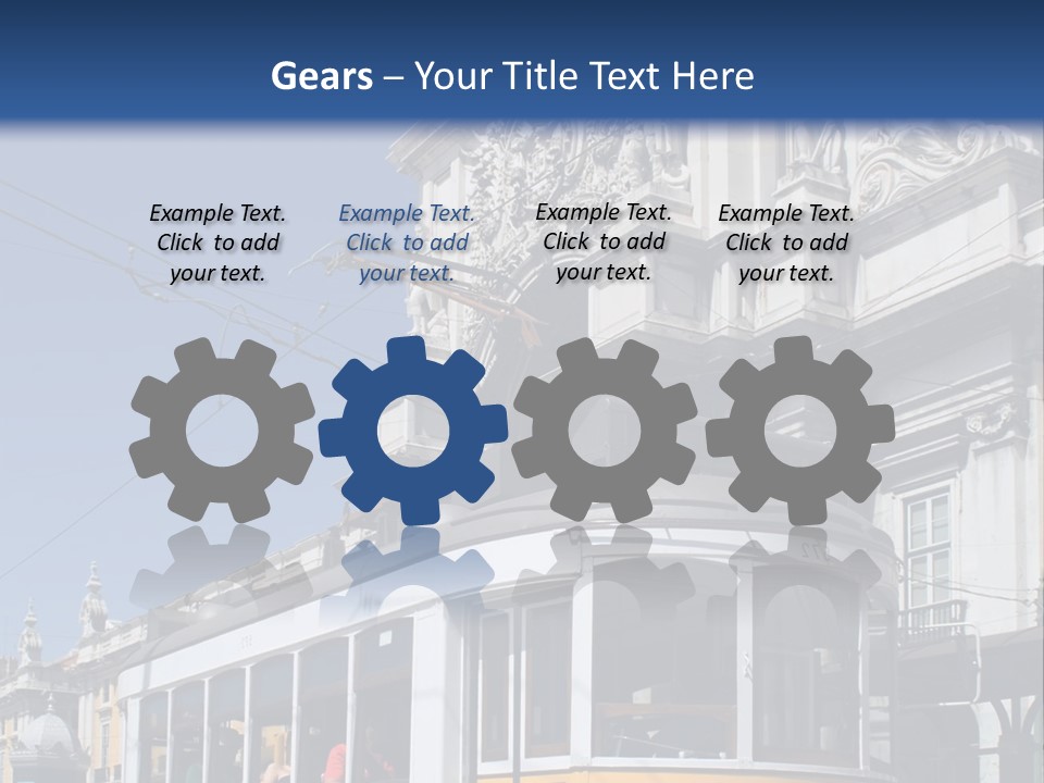 Downtown Monument Plaza PowerPoint Template