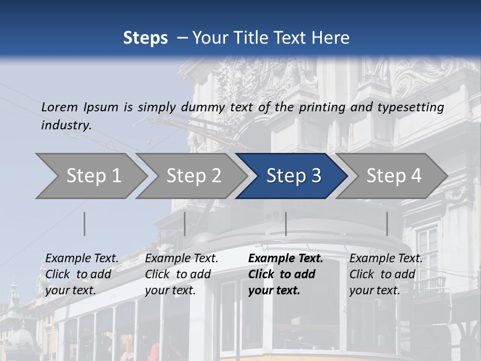 Downtown Monument Plaza PowerPoint Template