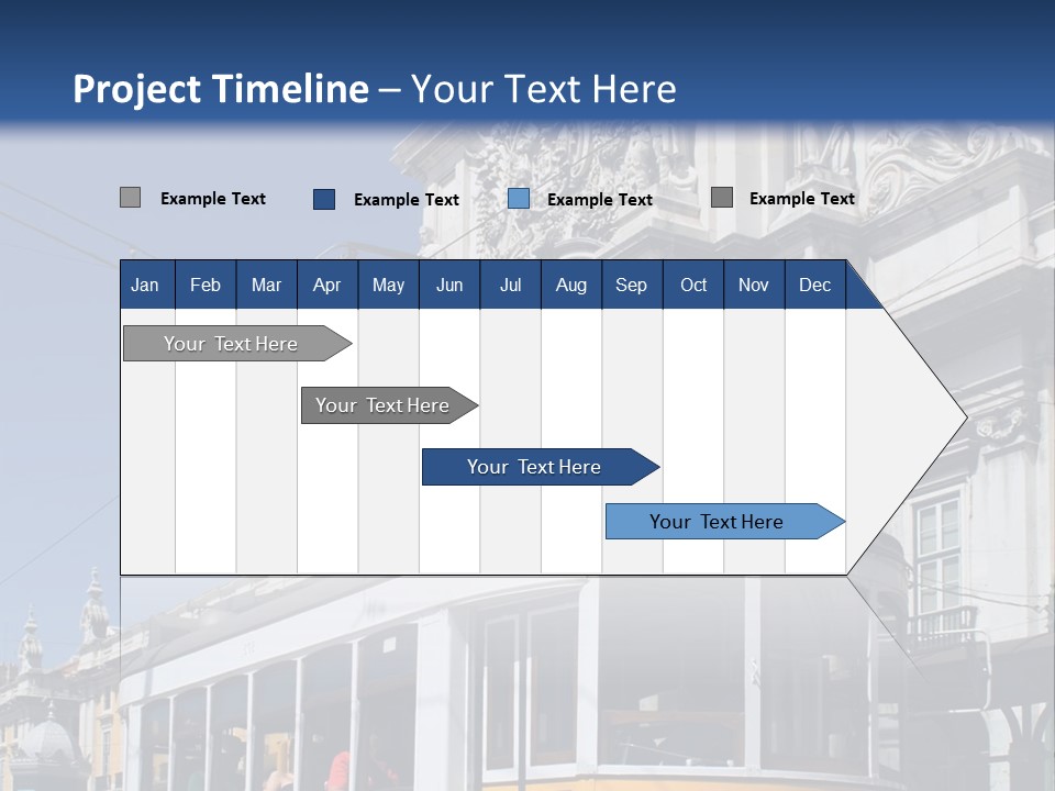 Downtown Monument Plaza PowerPoint Template