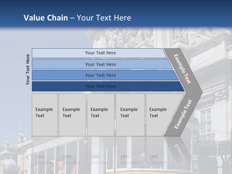 Downtown Monument Plaza PowerPoint Template