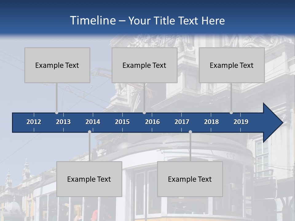 Downtown Monument Plaza PowerPoint Template
