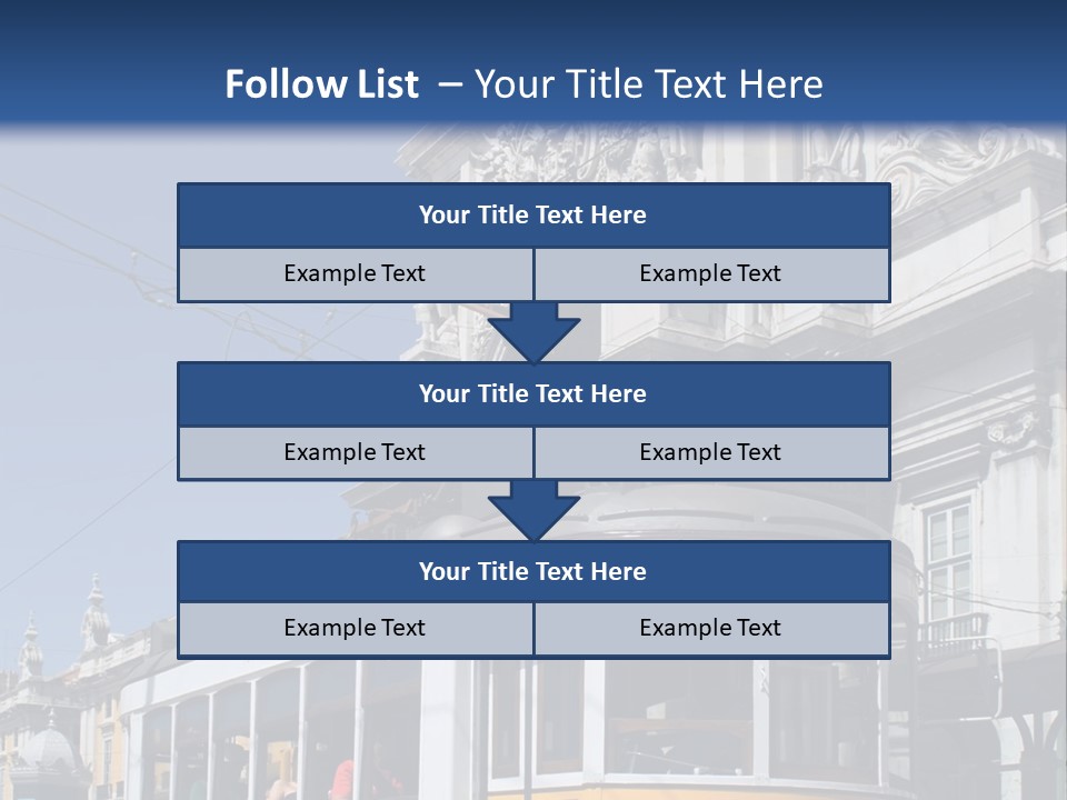 Downtown Monument Plaza PowerPoint Template