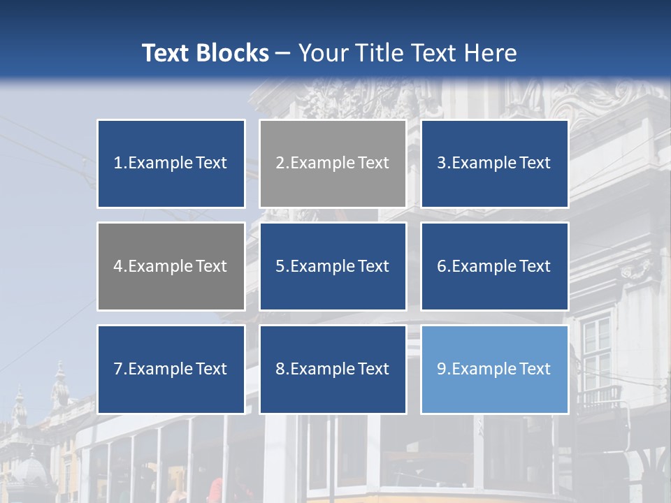 Downtown Monument Plaza PowerPoint Template