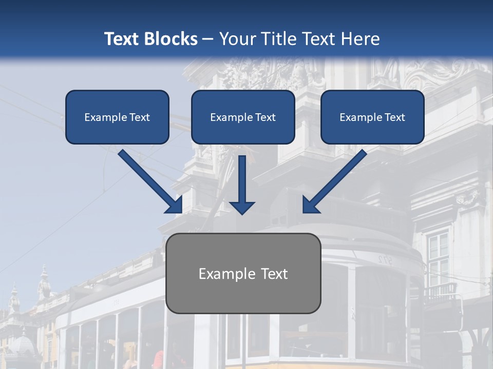 Downtown Monument Plaza PowerPoint Template