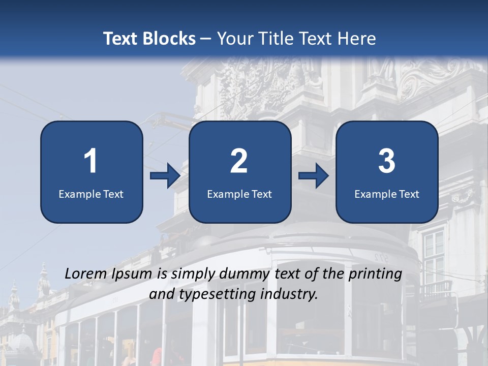 Downtown Monument Plaza PowerPoint Template