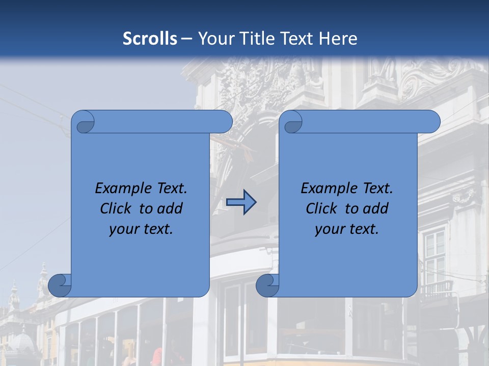 Downtown Monument Plaza PowerPoint Template