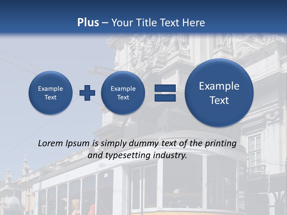 Downtown Monument Plaza PowerPoint Template