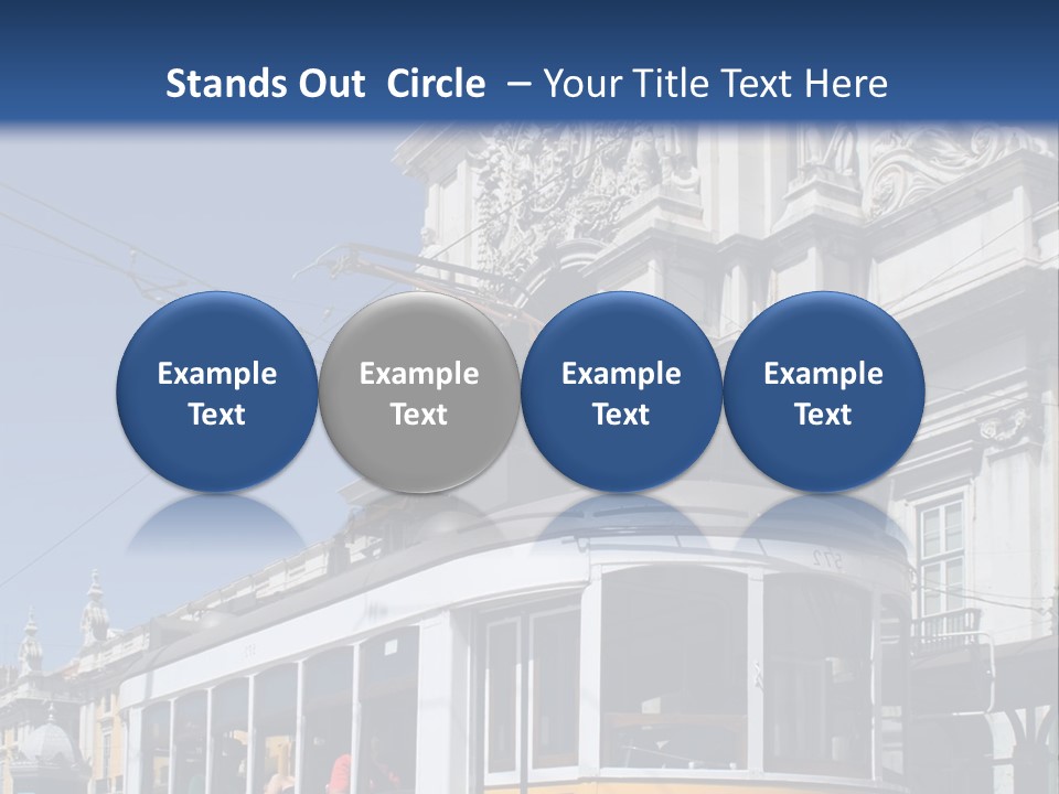 Downtown Monument Plaza PowerPoint Template