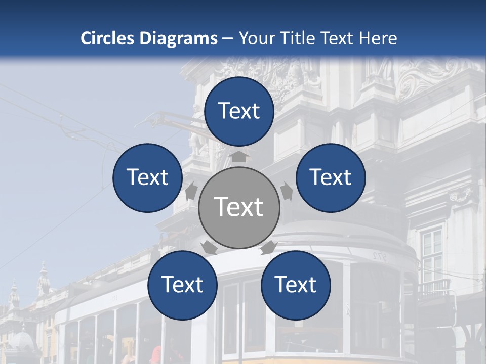 Downtown Monument Plaza PowerPoint Template