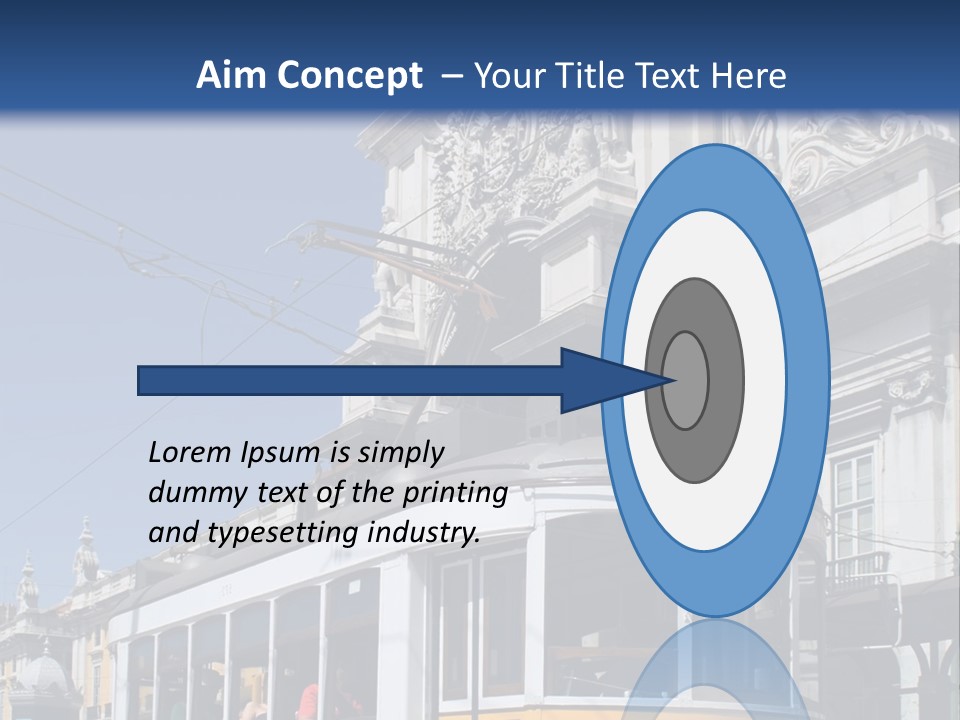 Downtown Monument Plaza PowerPoint Template