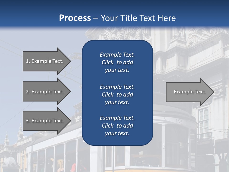 Downtown Monument Plaza PowerPoint Template