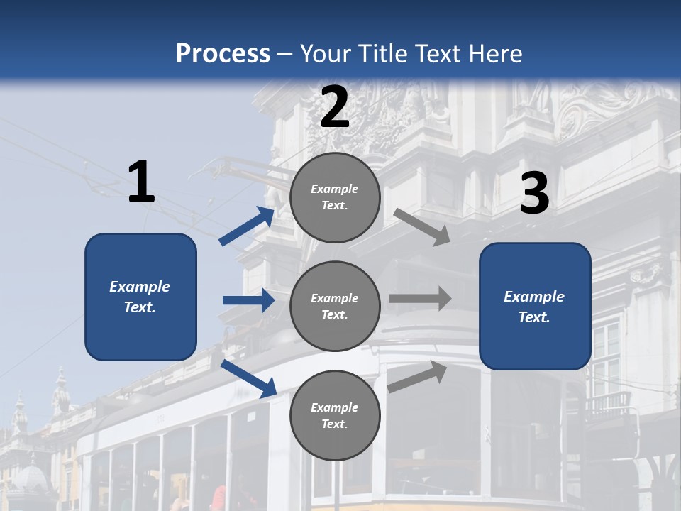 Downtown Monument Plaza PowerPoint Template