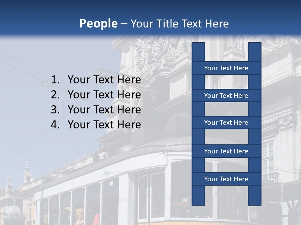 Downtown Monument Plaza PowerPoint Template