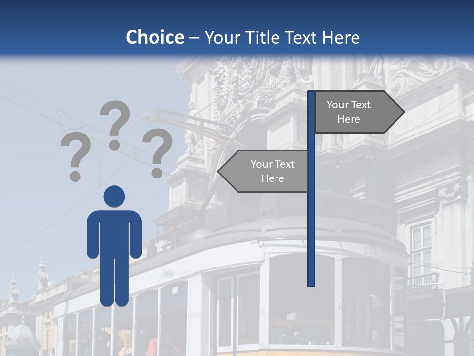 Downtown Monument Plaza PowerPoint Template
