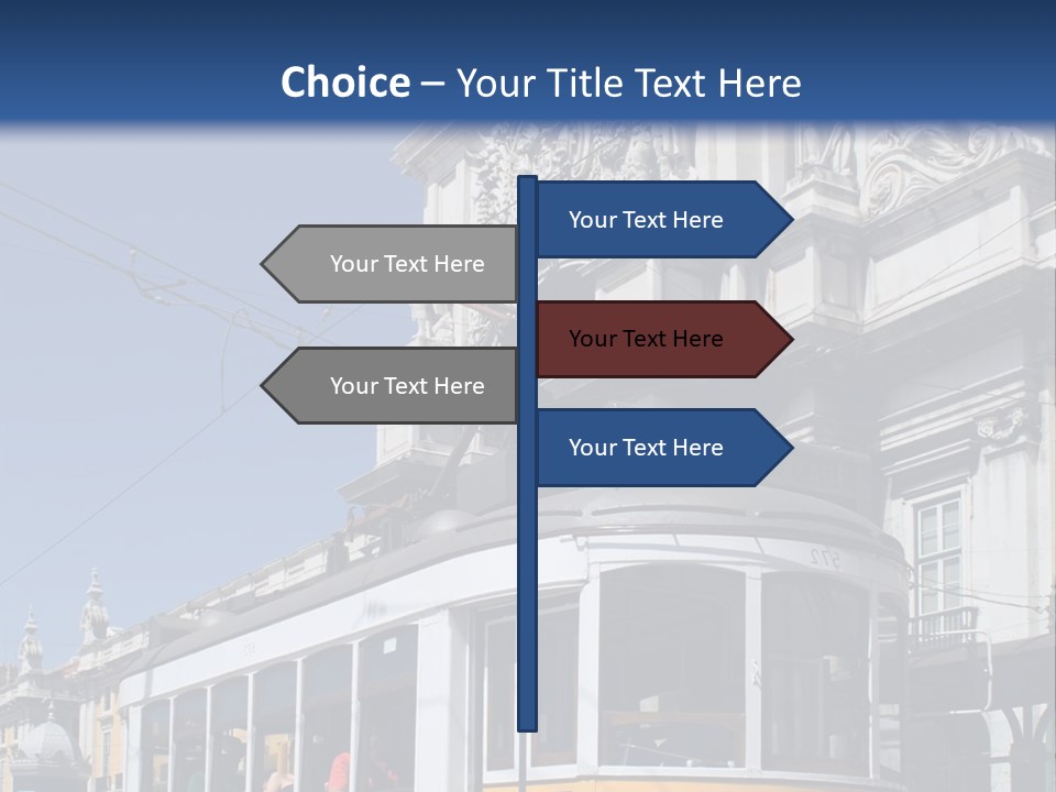 Downtown Monument Plaza PowerPoint Template