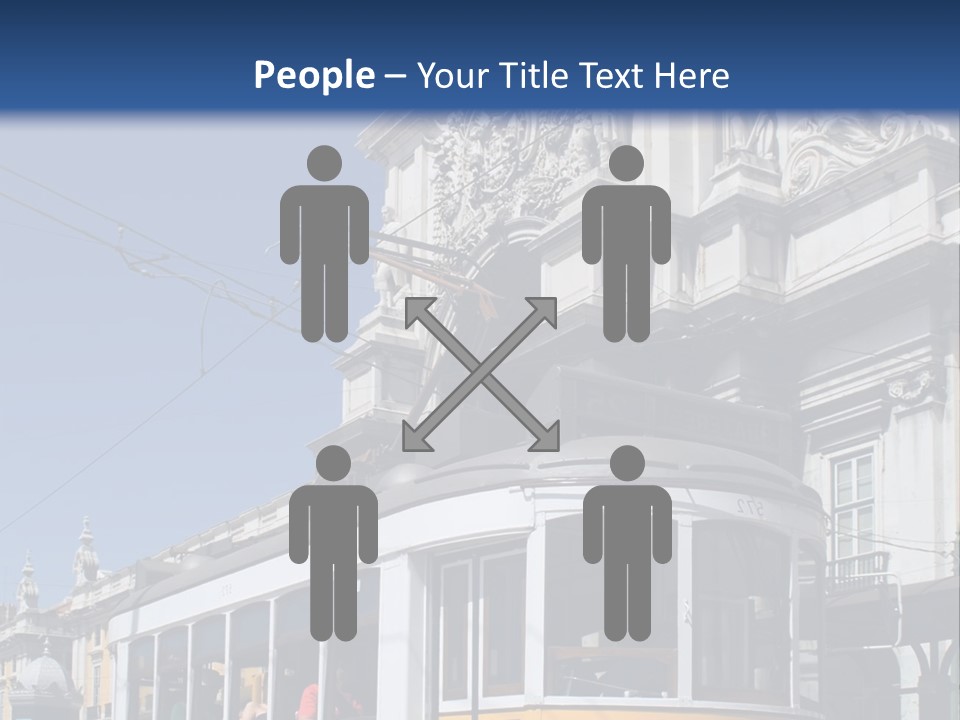 Downtown Monument Plaza PowerPoint Template